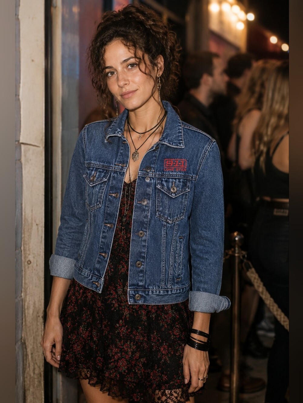 Custom Embroidered Port Authority Denim Jacket - Size S